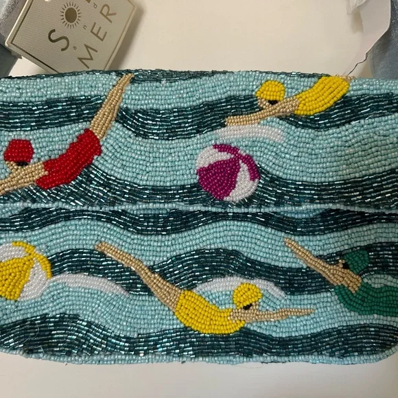 Viral Sol and Mer Swimmer Beaded Bag